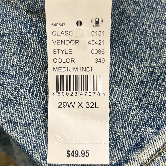 NWT PacSun Men’s Jeans 28X30 29X32 Medium Indigo Stacked Skinny Comfort Stretch - Picture 12 of 13